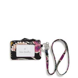 Vera Bradley Zip ID & Lanyard in Kauai Floral NWT